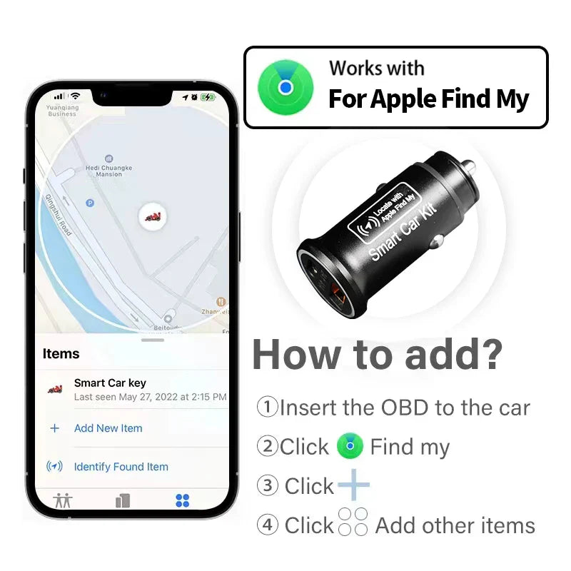 SmartCharge OBD GPS Tracker – For effortless tracking and charging