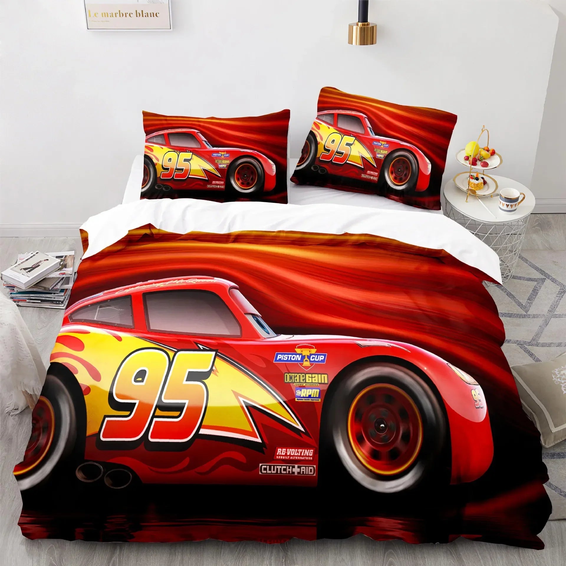 Cars Lightning McQueen Bedding Set – Fun and Comfortable Set for Kids