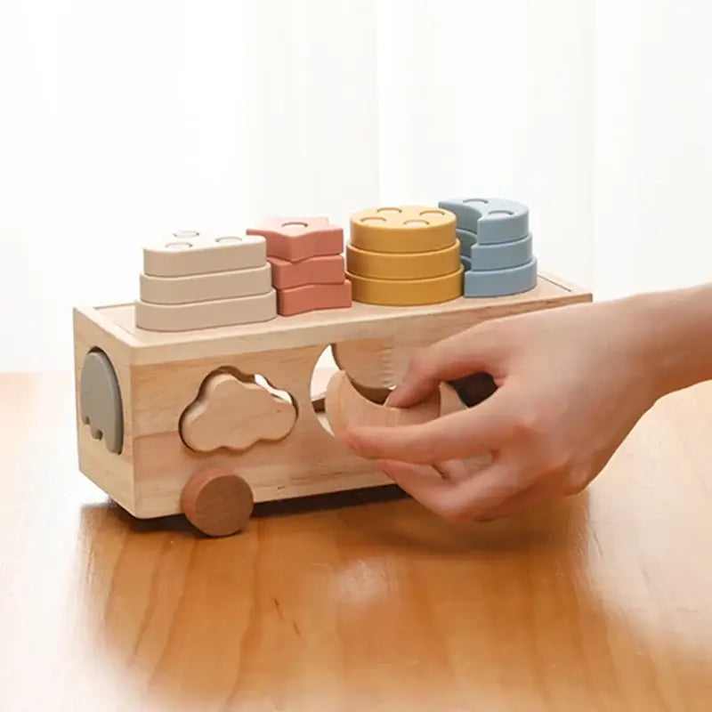 Educational Wooden Shape Game – For Creative Discoveries