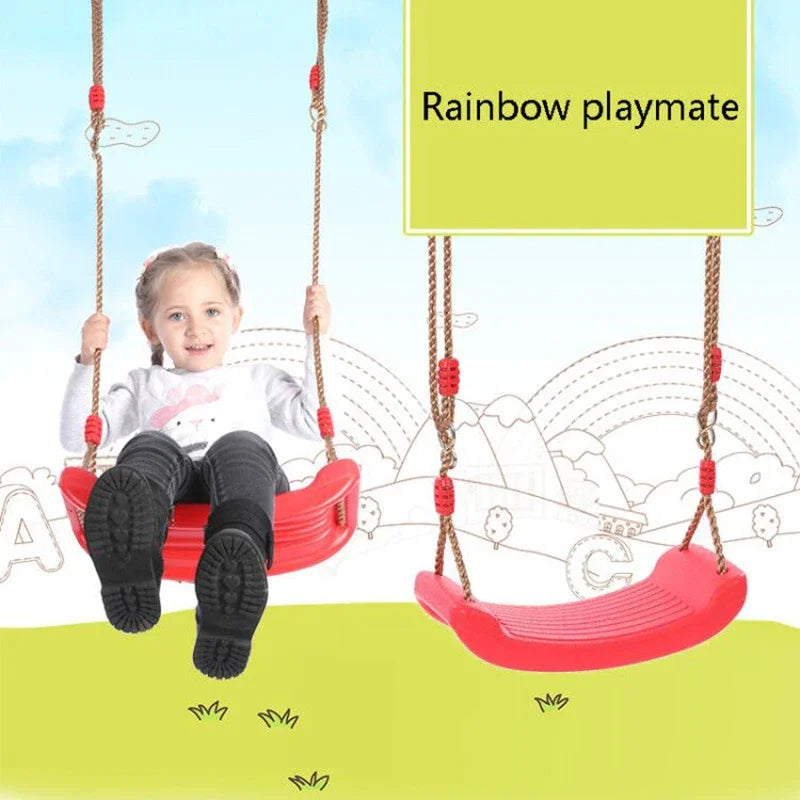 Children's Swing for the Garden – Adjustable Rope Swing for Indoor and Outdoor Use