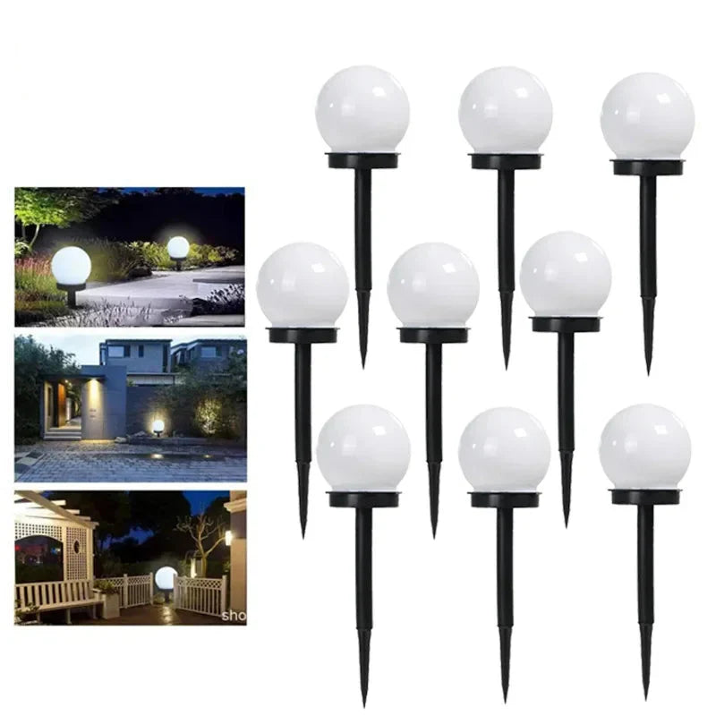 Solar Powered LED Garden Lamp - Energy Efficient and Weather Resistant for Outdoor Lighting