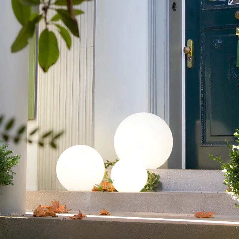 Spherical Garden Lamp with Colour Light – LED Ball Lamp for Indoor and Outdoor Use