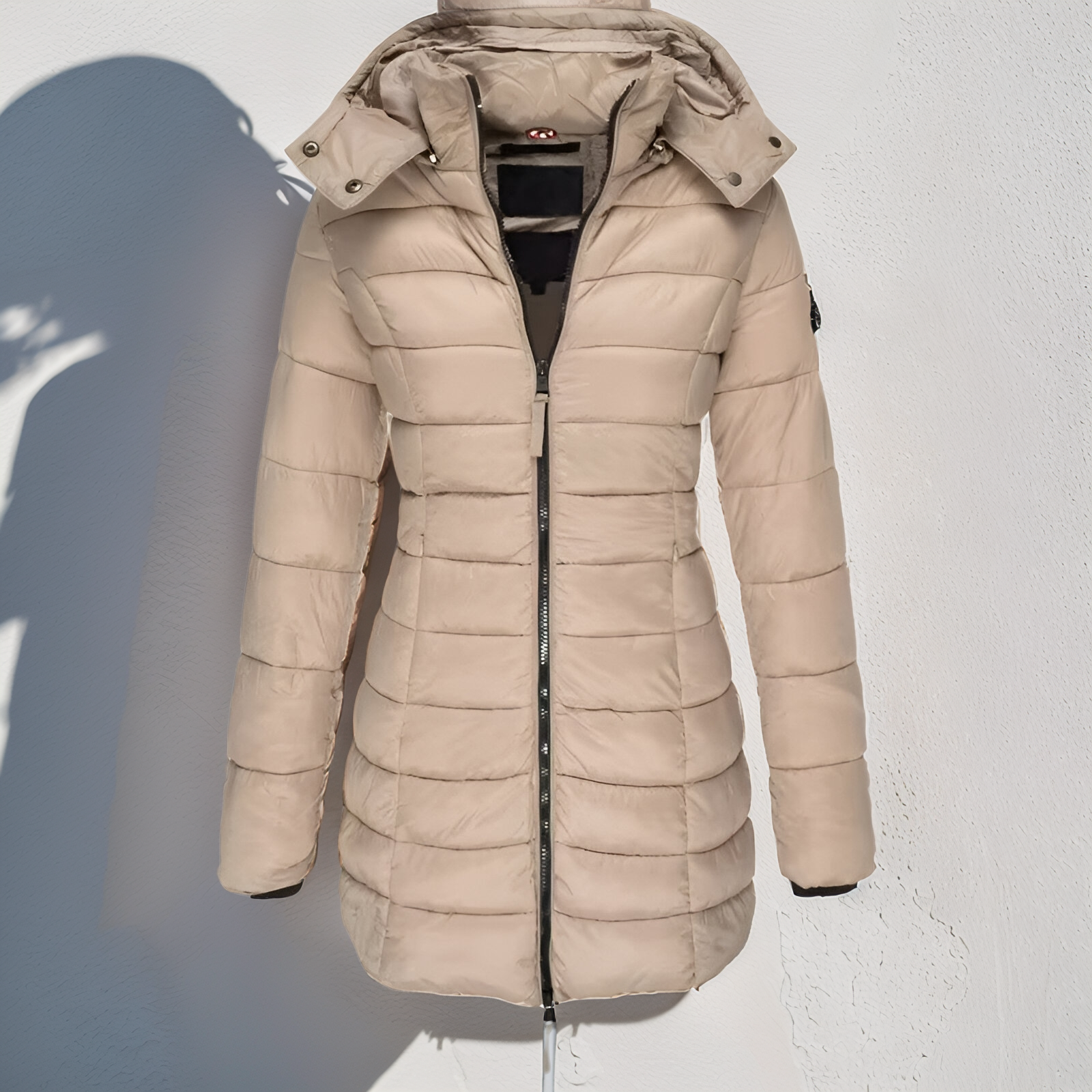 Eva Long Padded Coat – Warm, Lightweight, and Water-Repellent