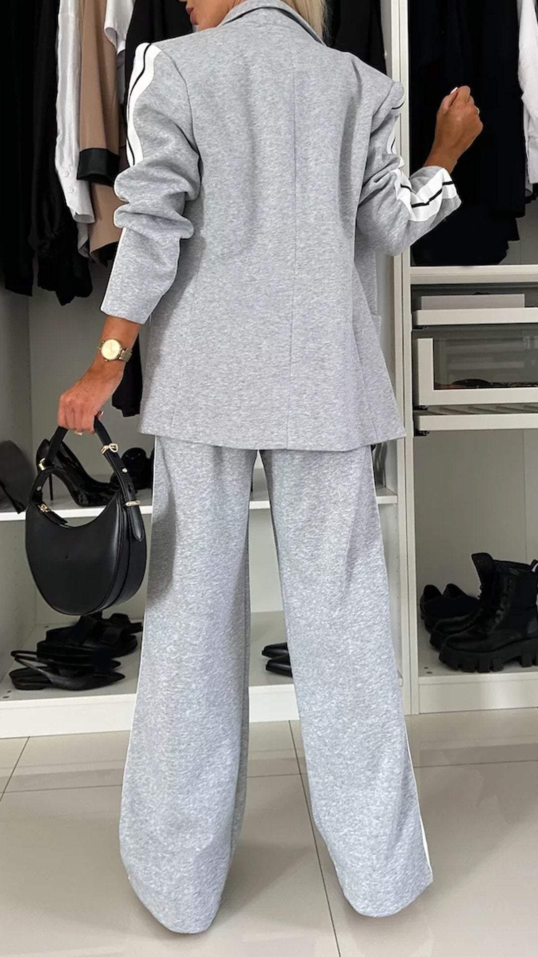 Urban Luxe Women's Suit - Sporty and Chic in One