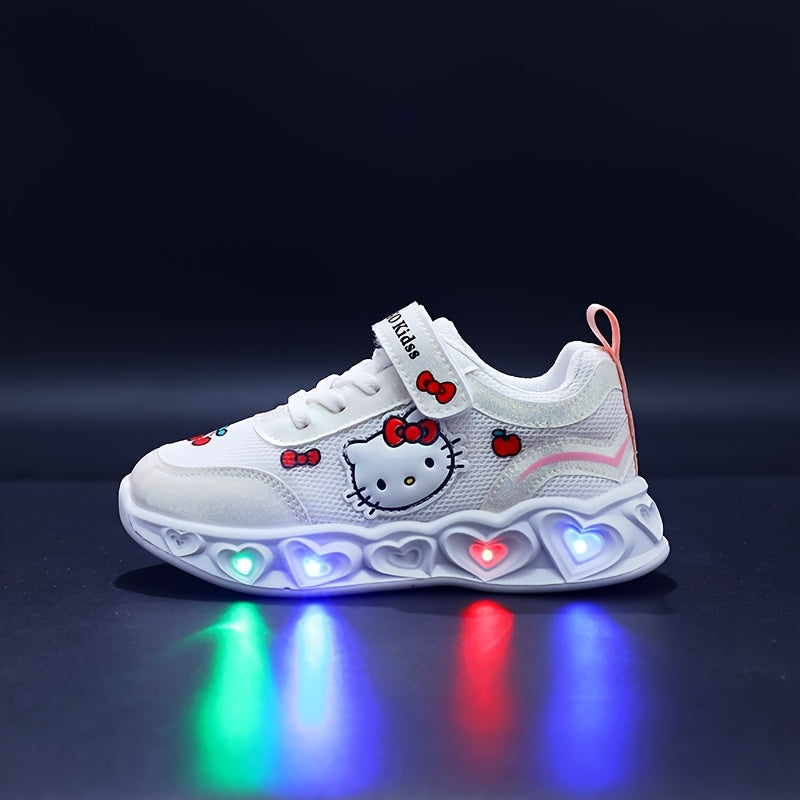 Light-Up Hello Kitty Sneakers – Breathable and Cushioned Fun Shoes