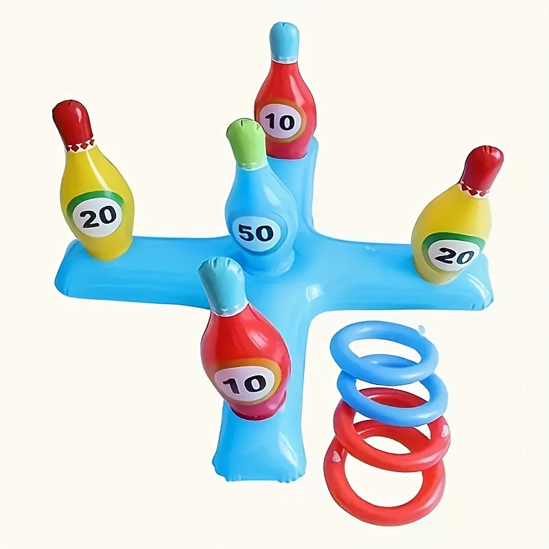 Inflatable Water Bowling Set – Fun Pool Game for Everyone