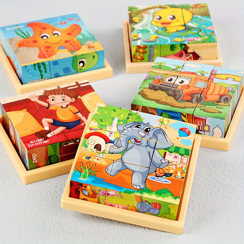 Colorful Block Puzzle Adventure - Educational Toy for Children