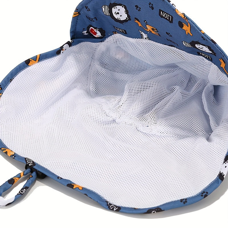 Ademend Kids Hat with Animal Print – UV Protection for Outdoor Adventures