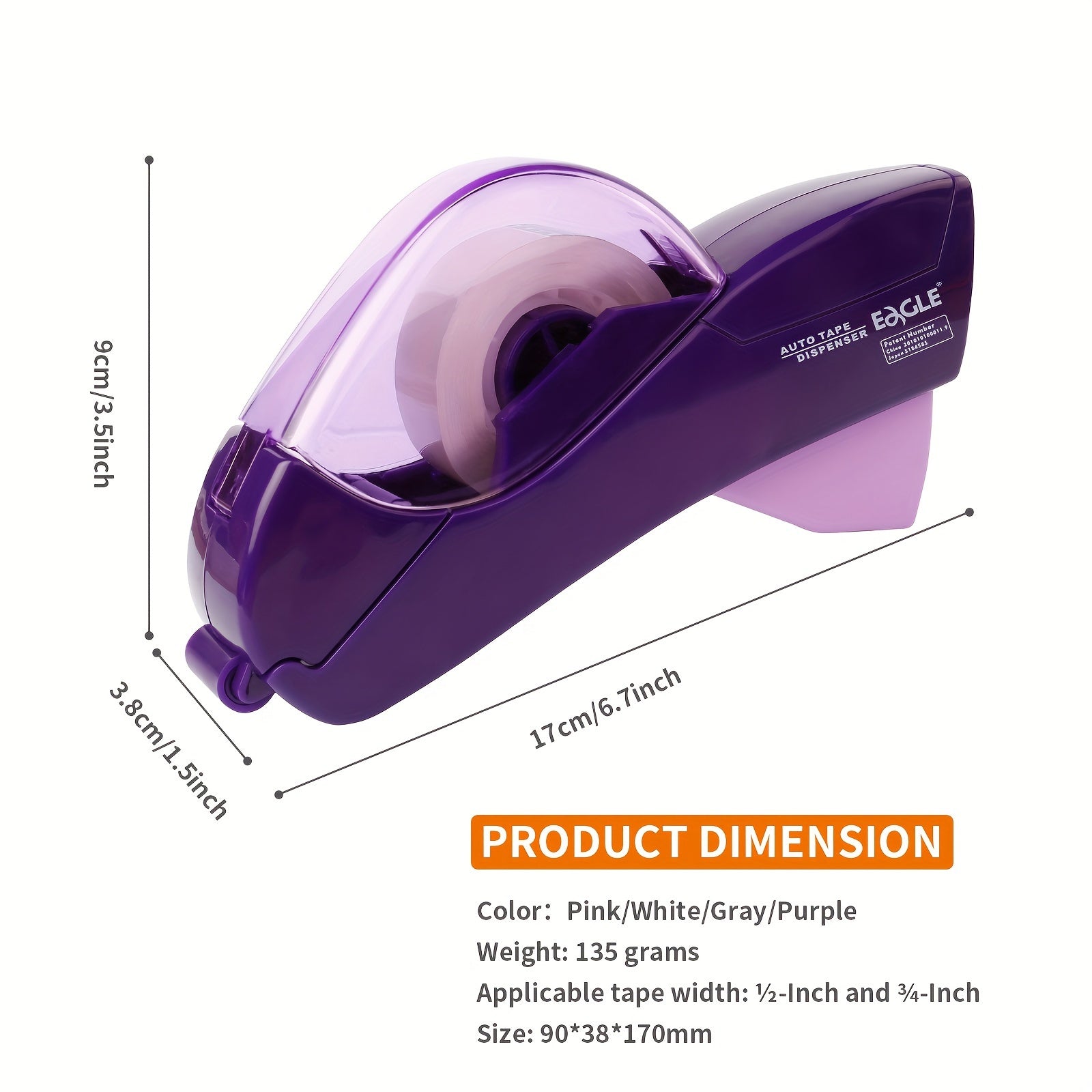 QuickSeal Tape Dispenser – Super Fast Adhesion with One Hand