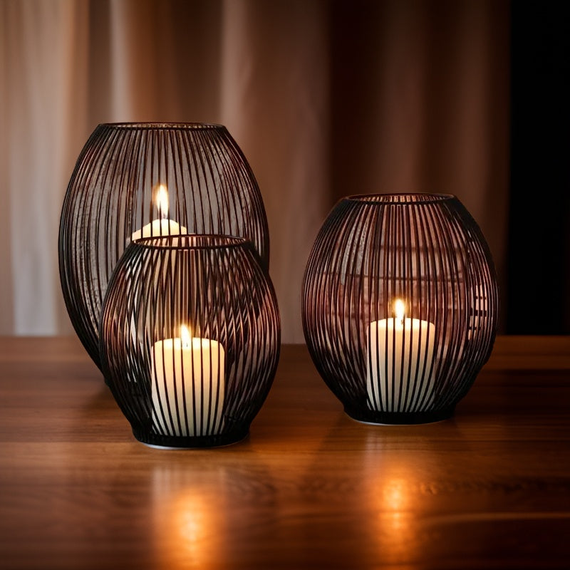 LunaGlow Candle Holders Set – Stylish, Atmospheric Lighting