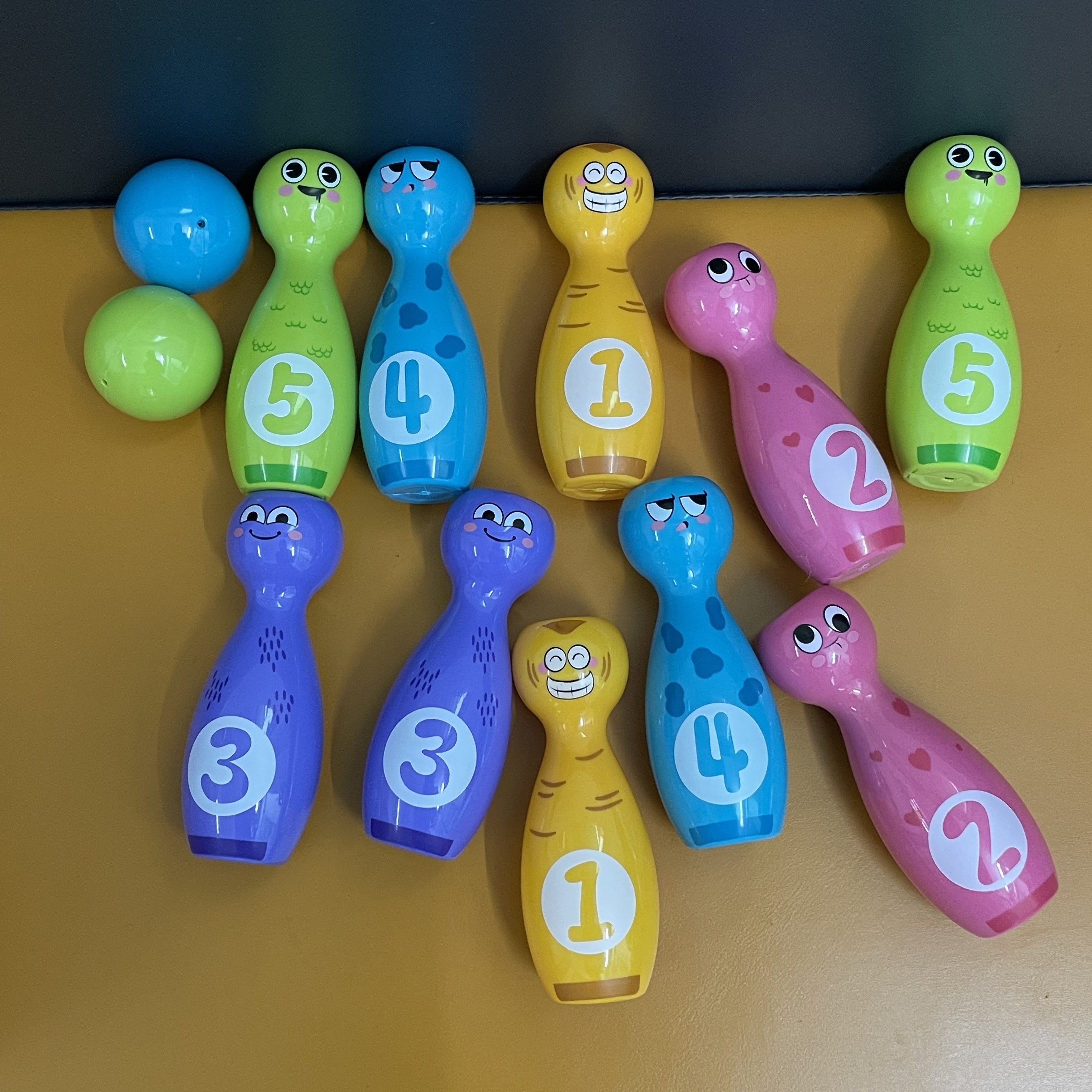 Cheerful Kids Bowling Set - For Fun and Development