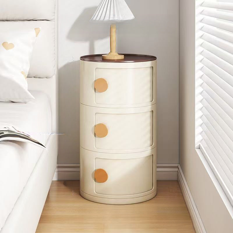 LumiStack Acrylic Nightstand – Modern and Practical Storage