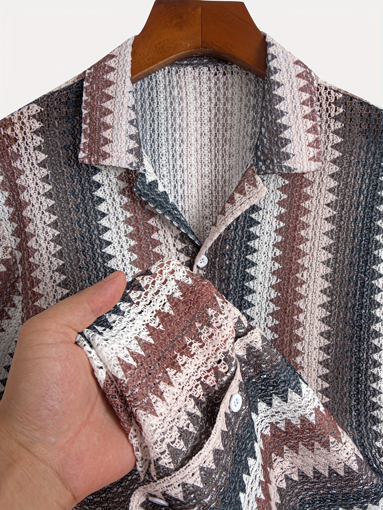 Men's Summer Casual Short Sleeve Shirt – Woven Fabric for a Fresh Look