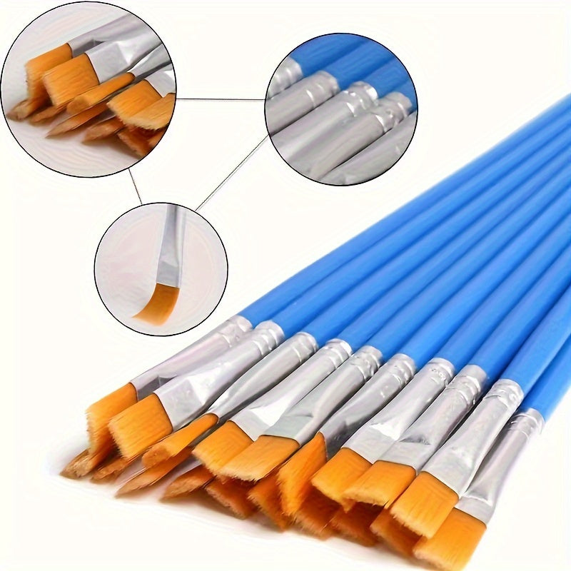 Professional Brush Set – Suitable for Oil, Acrylic, and Watercolor Painting