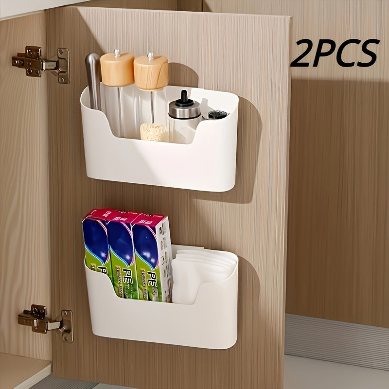 2-Piece Wall Organizer Set – Compact and Convenient for Immediate Storage Without Drilling