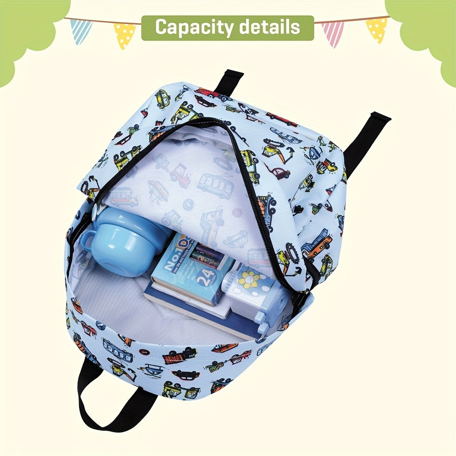 Cheerful Car Backpack for Kids - For Adventurous School Days