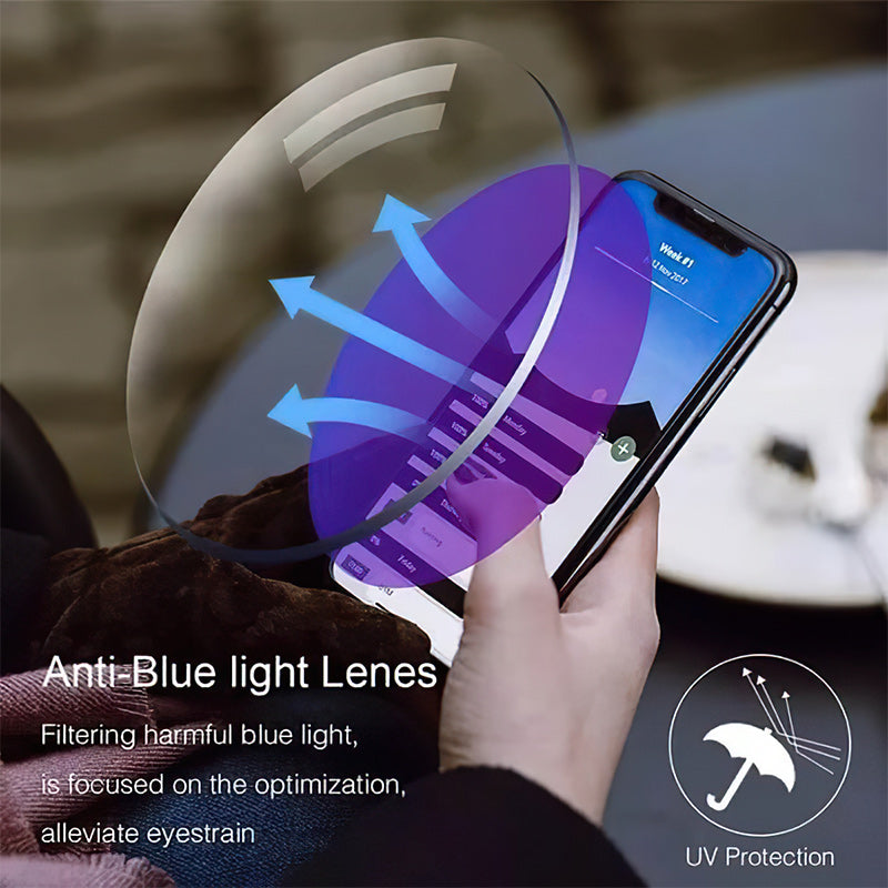 Multifocal Reading Glasses with Blue Light Filter – Comfortable and Modern Design