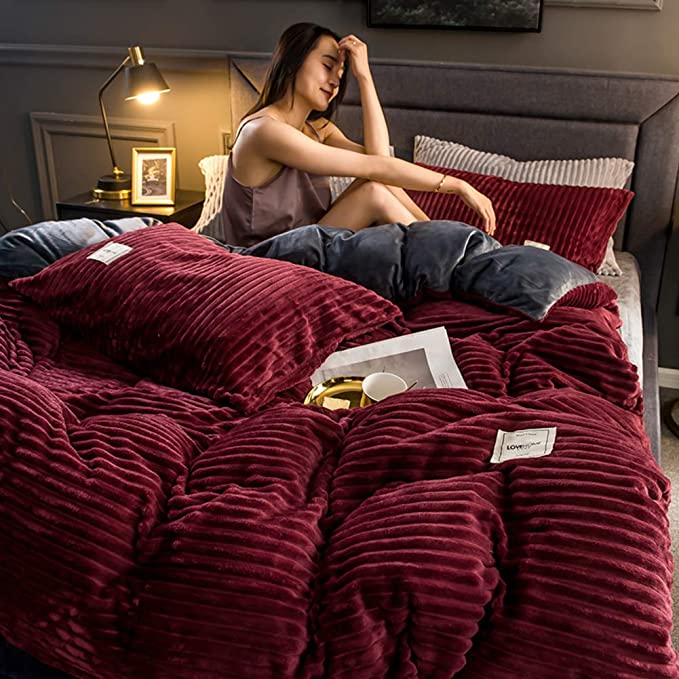 Luxury Fleece Duvet Cover - Warmth and Comfort for Winter