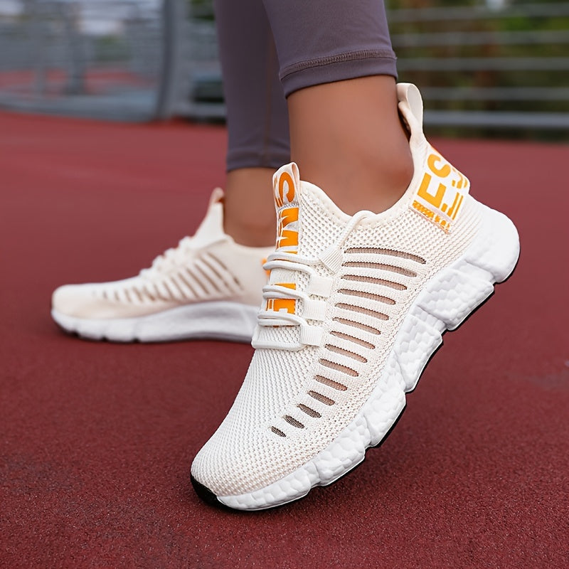 Breathable Knit Platform Sneakers for Women – Comfortable and Trendy