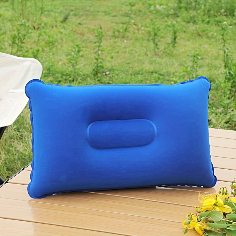 Inflatable Pillows for Camping and Travel - Set of 2 Soft, Portable Pillows