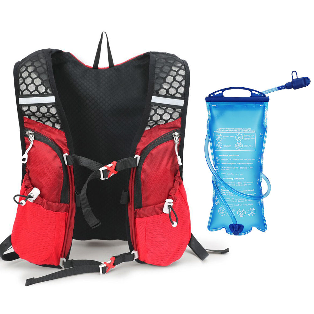 HydroPack Lightweight Hydration Backpack - 2L Water Reservoir for Running, Biking & Hiking