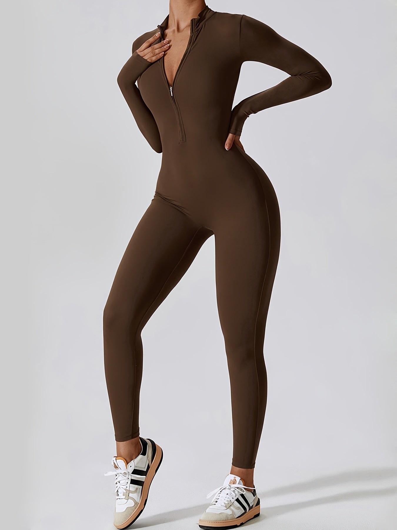 Slim Fit Yoga Jumpsuit - Comfortable and Stylish Activewear