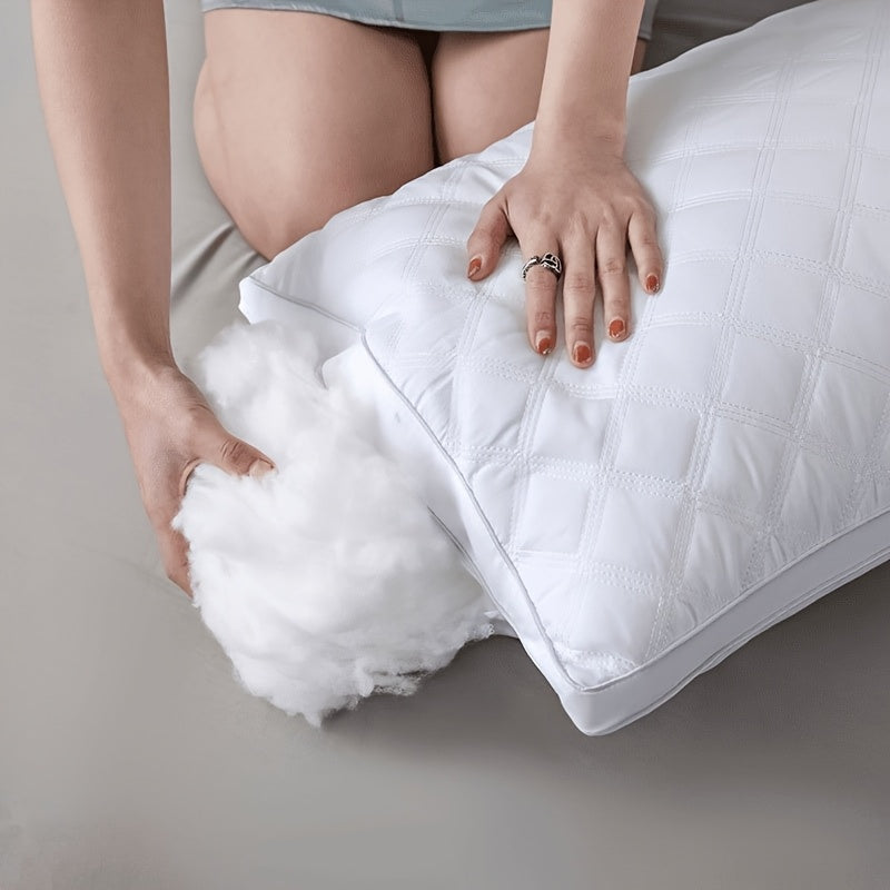 Sleep Comfort Set - 2 Hypoallergenic 3D Pillows for Hotel Quality Sleep