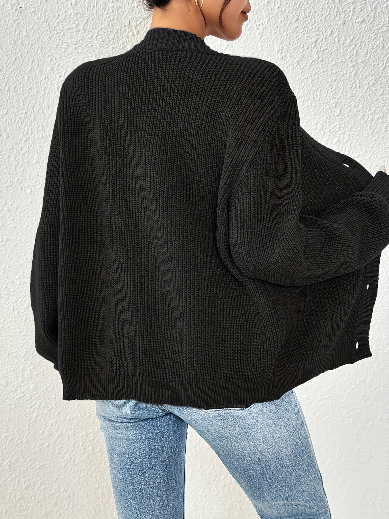 Autonomous Solid Knit Cardigan – Stylish and Warm for Spring and Autumn