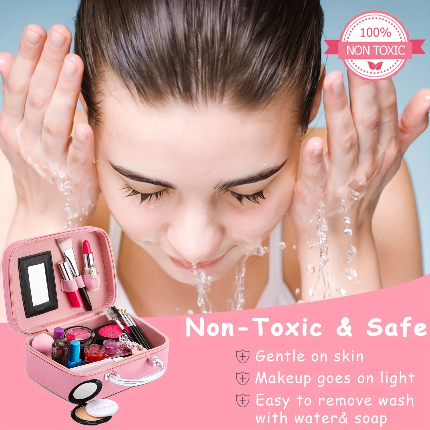 Deluxe Unicorn Makeup Case – Real Cosmetics and Accessories for Girls