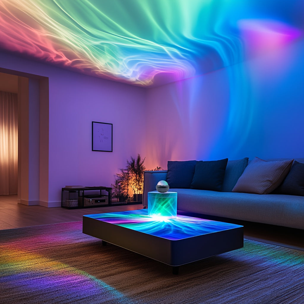 Magical Light Show Projector - Enchanting Colorful Starry Sky Effect