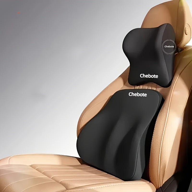 Ergonomic Car Seat Cushion Set – Memory Foam Lumbar and Neck Support