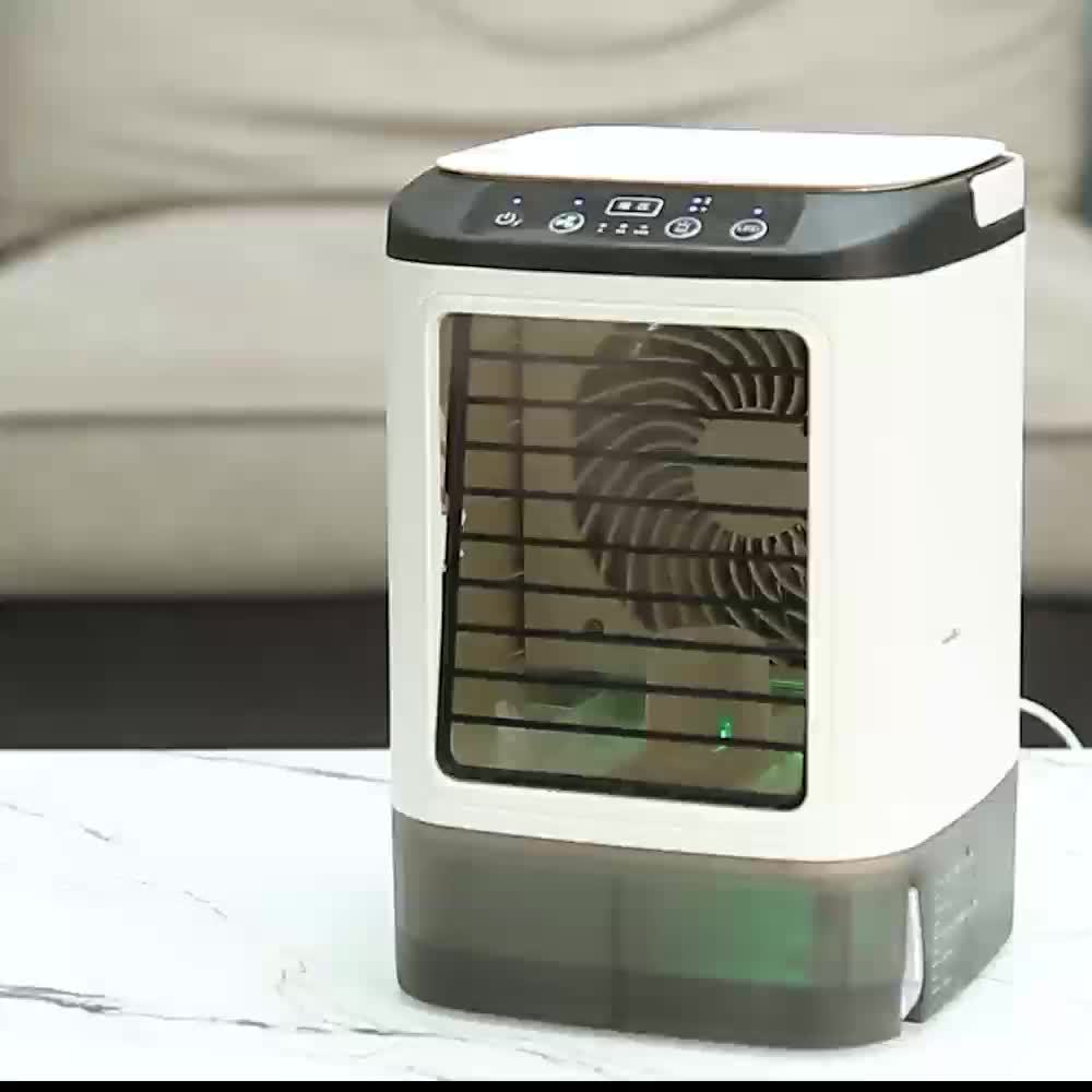 Portable Mini Water-Cooled Air Conditioner – USB Powered with Large Tank