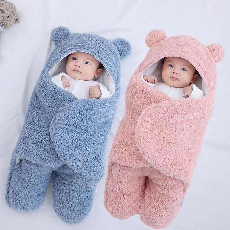 CuddleBear Baby Swaddle Blanket – Soft, Warm and Safe