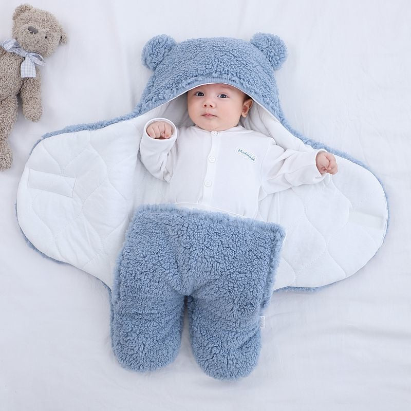 CuddleBear Baby Swaddle Blanket – Soft, Warm and Safe