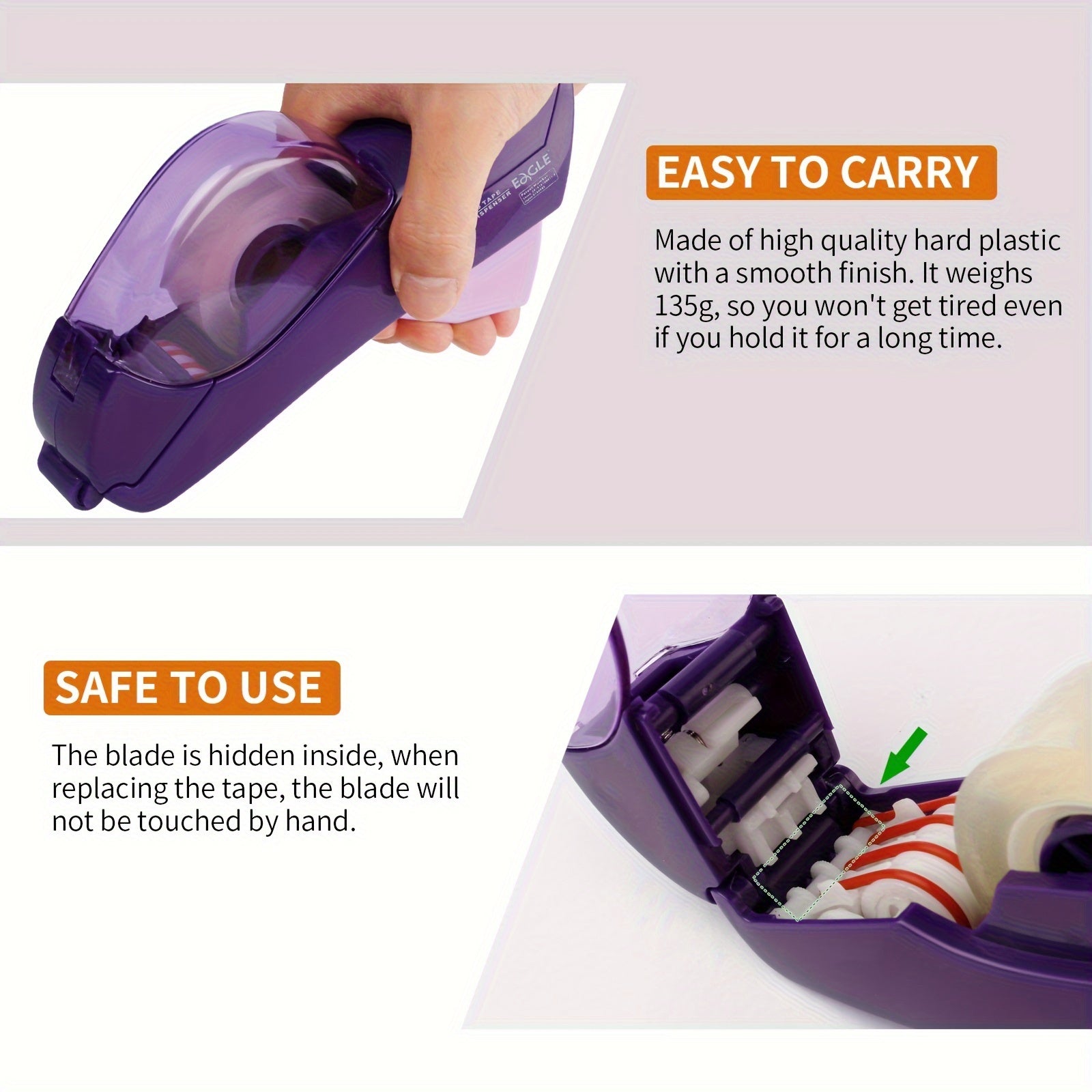 QuickSeal Tape Dispenser – Super Fast Adhesion with One Hand