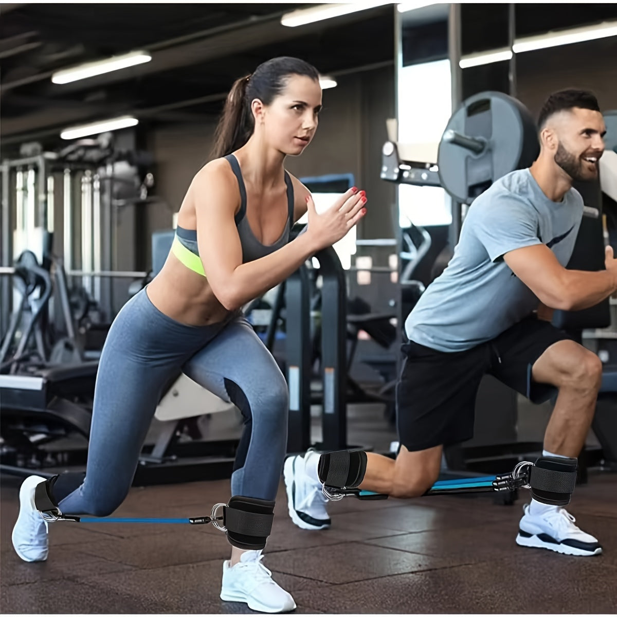 Adjustable Ankle Resistance Bands Set – Perfect for Booty and Legs Training at Home
