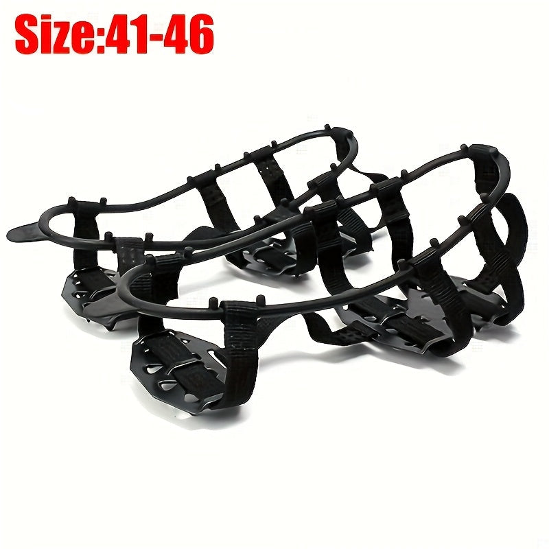 24-Tooth Anti-Slip Crampons – Perfect for Hiking, Climbing, and Winter Sports