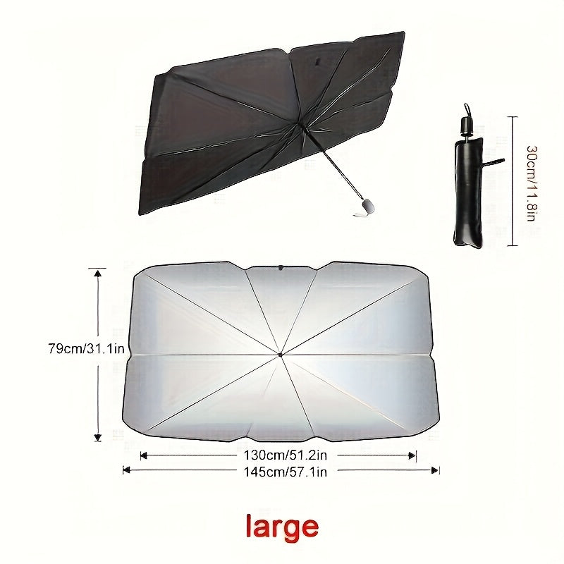 Compact Foldable Sunshade – Effective Windshield Protection