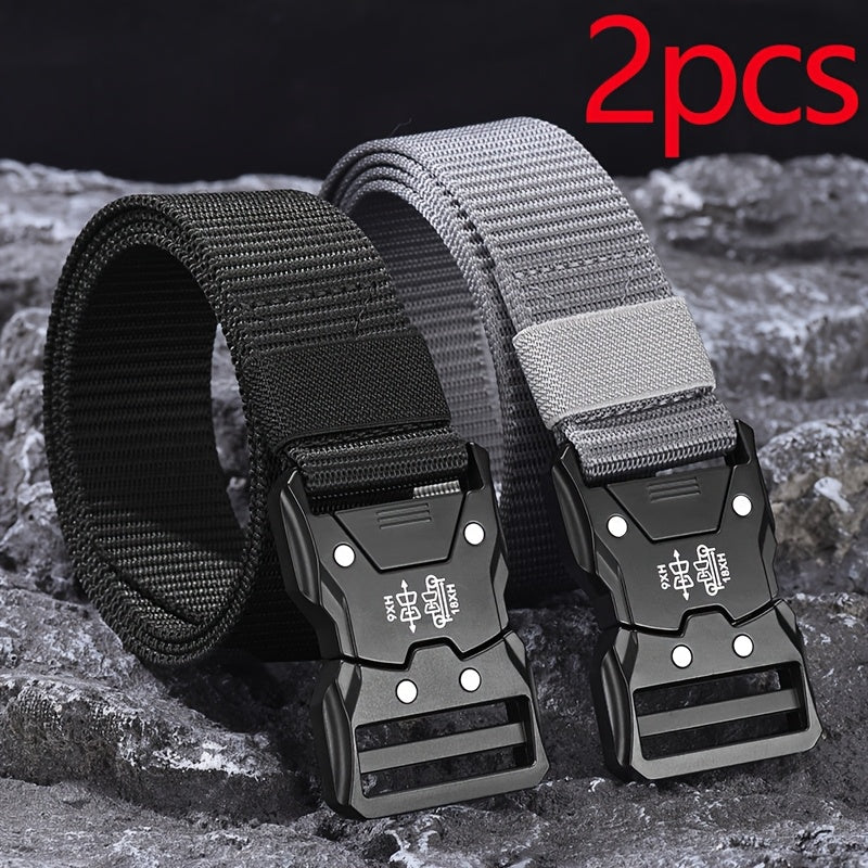 Unisex Tactical Nylon Belt – Sturdy, Breathable, and Versatile