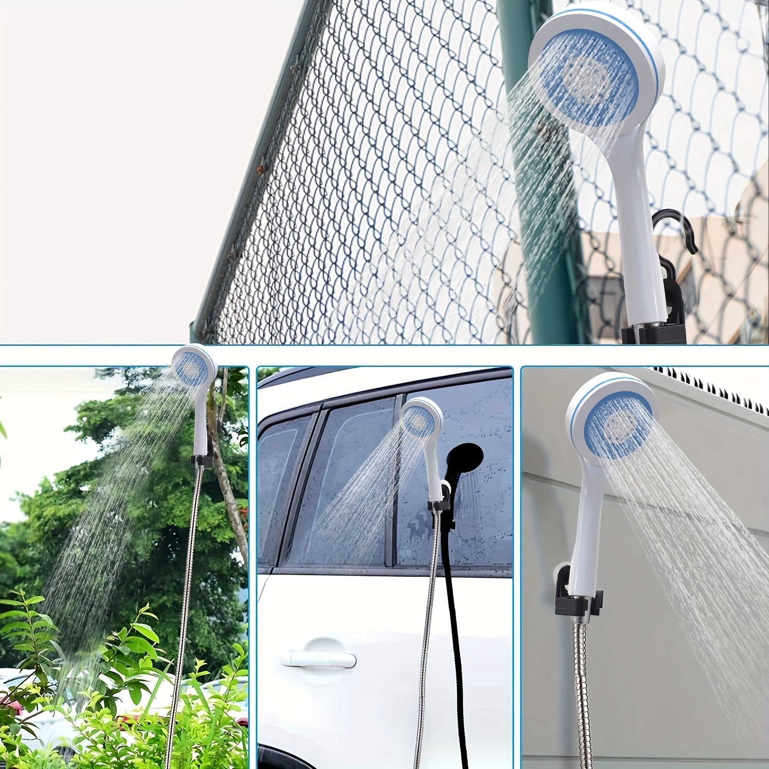 Portable Camping Shower – Handheld with Water Filter System