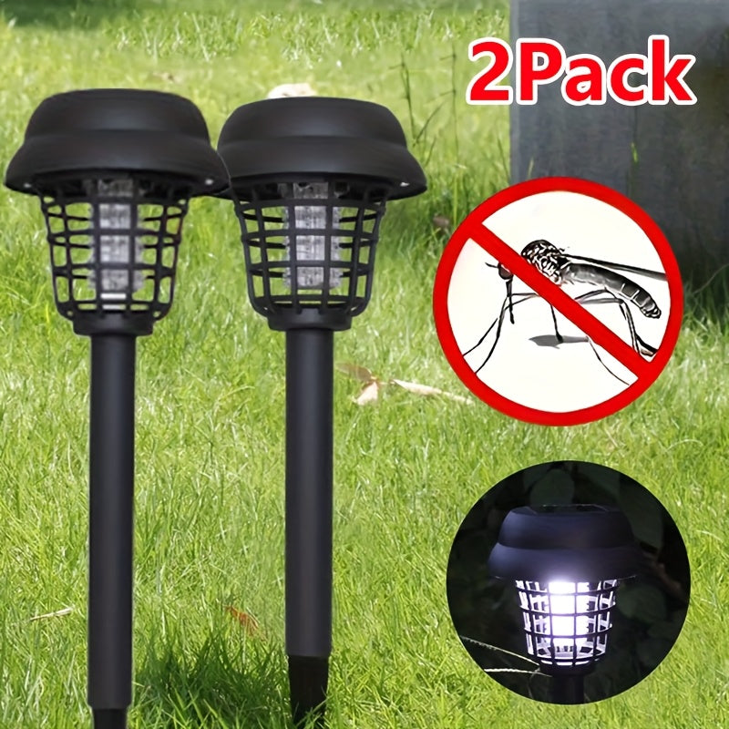 Solar Outdoor Insect Killer Lamp – Mosquito & Fly Trap Duo