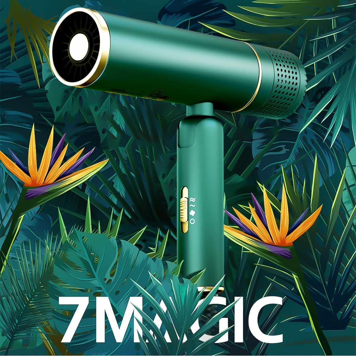Ion Hair Dryer with Diffuser – Quiet, Powerful, and Gentle on Your Hair