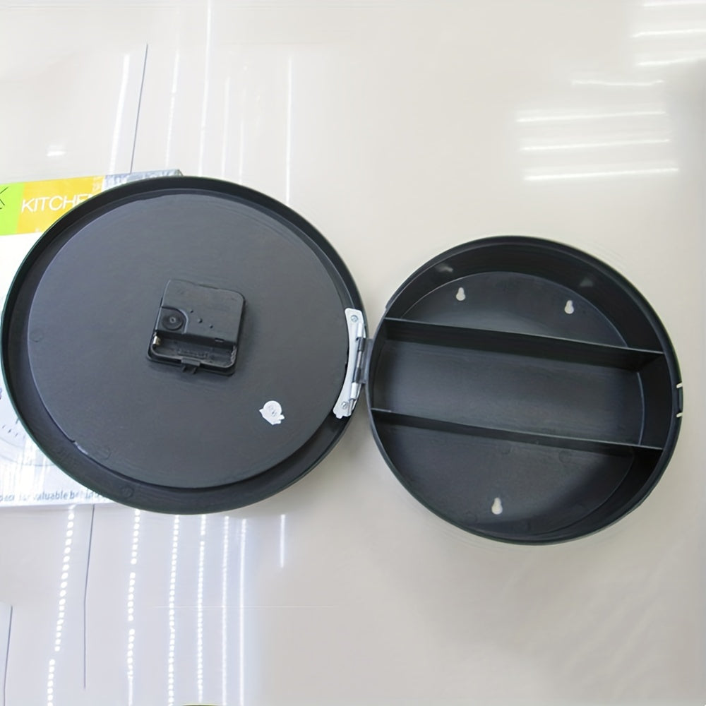Wall Clock with Secret Storage Compartment – Practical and Discreet