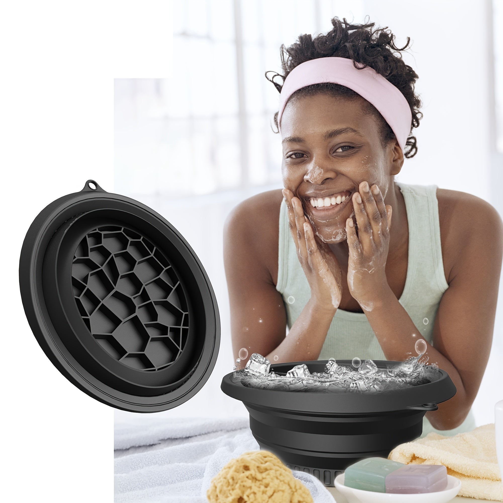 FlexiCool Silicone Ice Tray – Handy and Compact for Refreshing Soaks