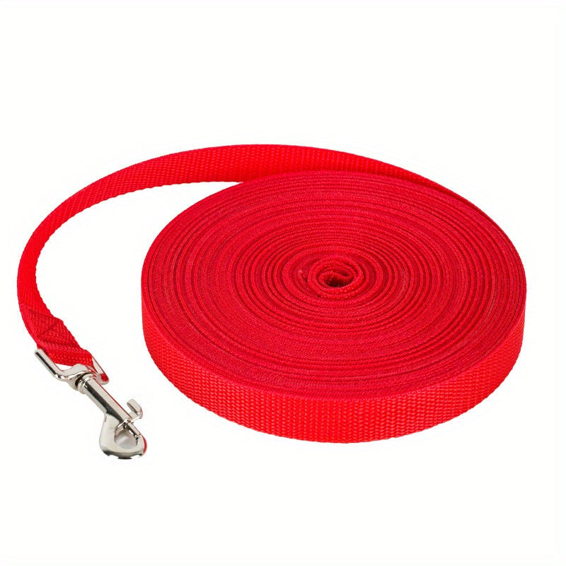 Long Nylon Dog Leash – Perfect for Training and Outdoor Activities