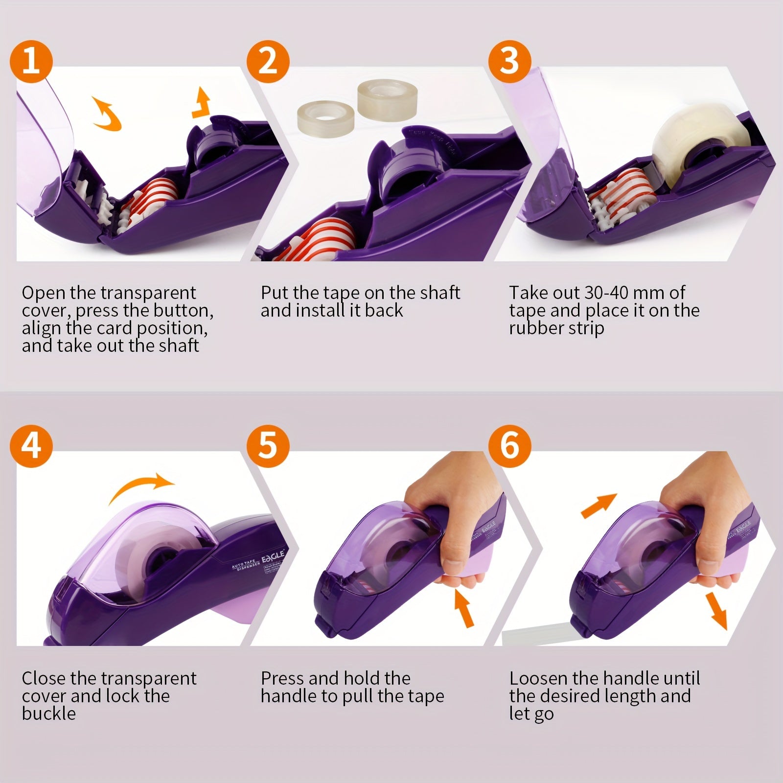 QuickSeal Tape Dispenser – Super Fast Adhesion with One Hand