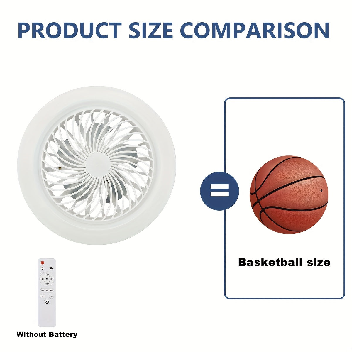 LED Smart Fan Lamp – Dimmable and Quiet