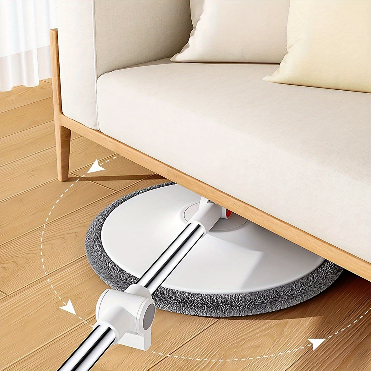 FlexiClean Spin Mop Set – Hands-Free, Adjustable, and Efficient Cleaning