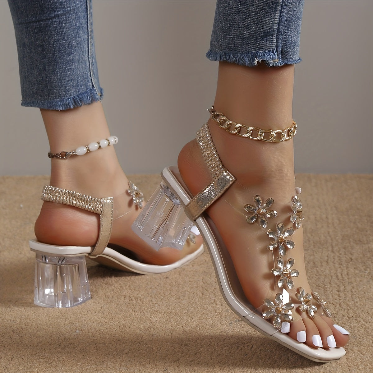 Flower Festival Sandals for Women - Airy and Chic for Sunny Days