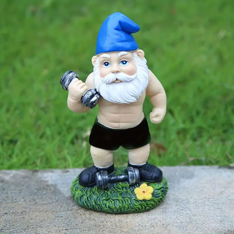 Sportive Dwarfs - Funny Garden Statues for a Playful Atmosphere